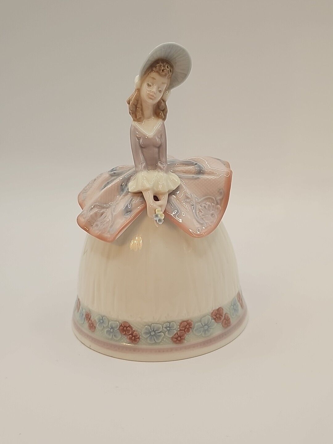 Vintage Lladro Sounds of Spring Belle Figurine Bell #5956