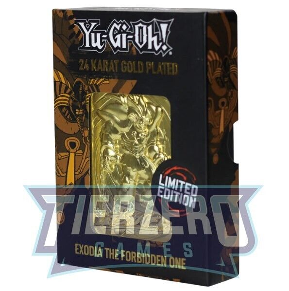 Yugioh Exodia the Forbidden One Limited Edition Gold Card