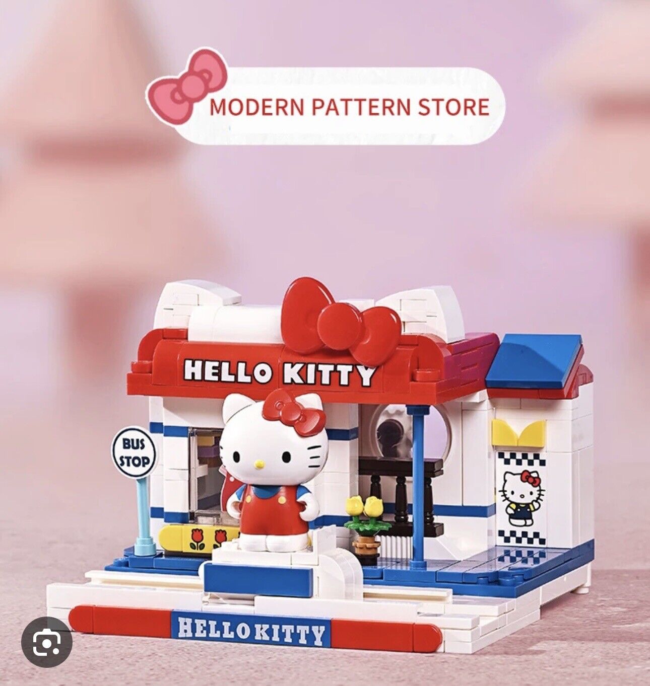 Sanrio Assembled Toy Building Blocks Hello Kitty Modern Fashion Shop