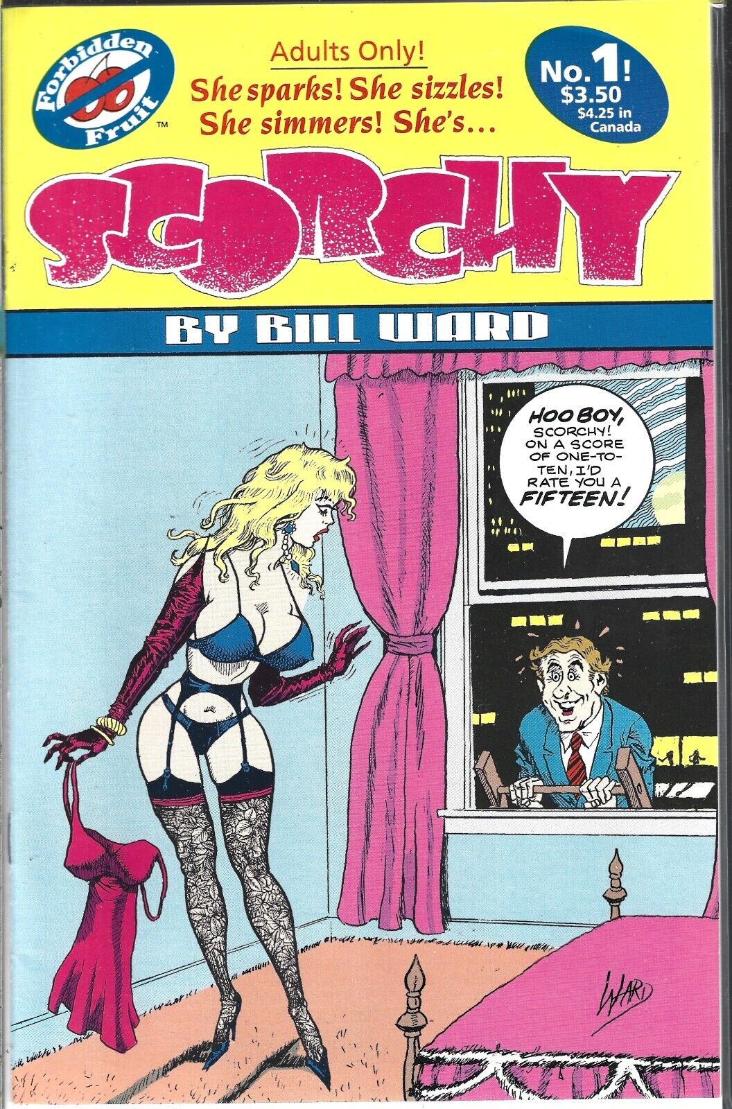SCORCHY #1 (FN/VF) BRONZE AGE, BILL WARD, HTF, $3.95 FLAT RATE SHIPPING IN STORE