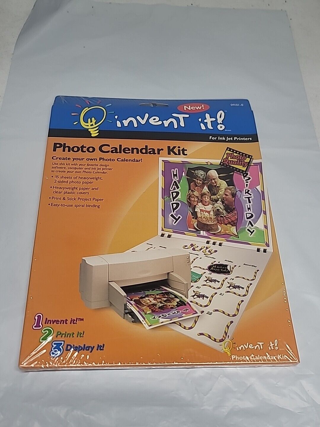 Photo Calendar Kit Invent It Create Your Own For Ink Jet Printers  Unopened NEW