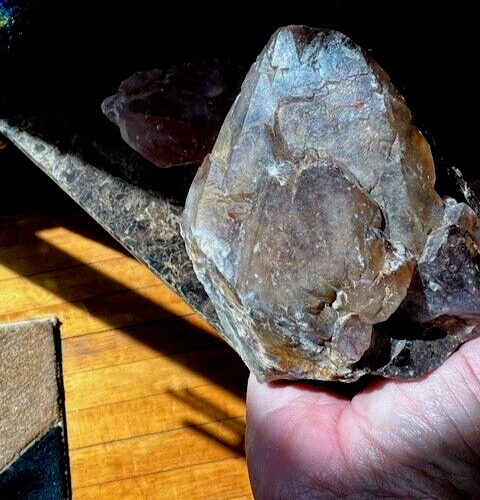 Rare Auralite 23 Crystal mined from Canada, Very  Large over 2 Lbs. 