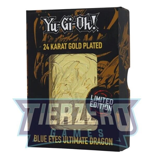Yugioh Blue Eyes Ultimate Dragon Limited Edition Gold Card