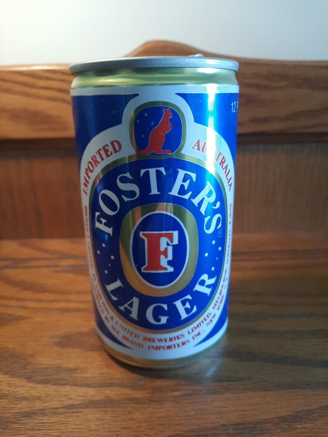 Foster\'s Lager 12oz Top-Opened Collectible Beer Can