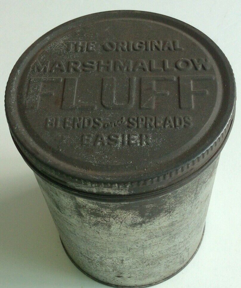 Rare Vintage Marshmellow Fluff Tin Can
