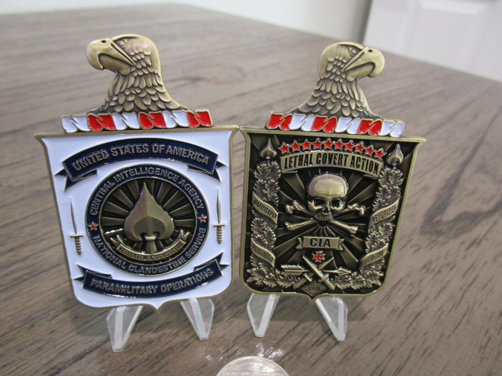 Central Intelligence Agency HUMINT Clandestine Paramilitary CIA Challenge Coin