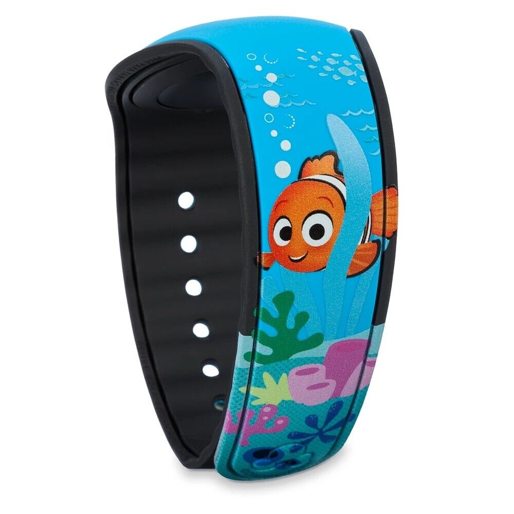 Disney World Can You Find Finding Nemo Aqua Blue Magicband Linkable - NEW
