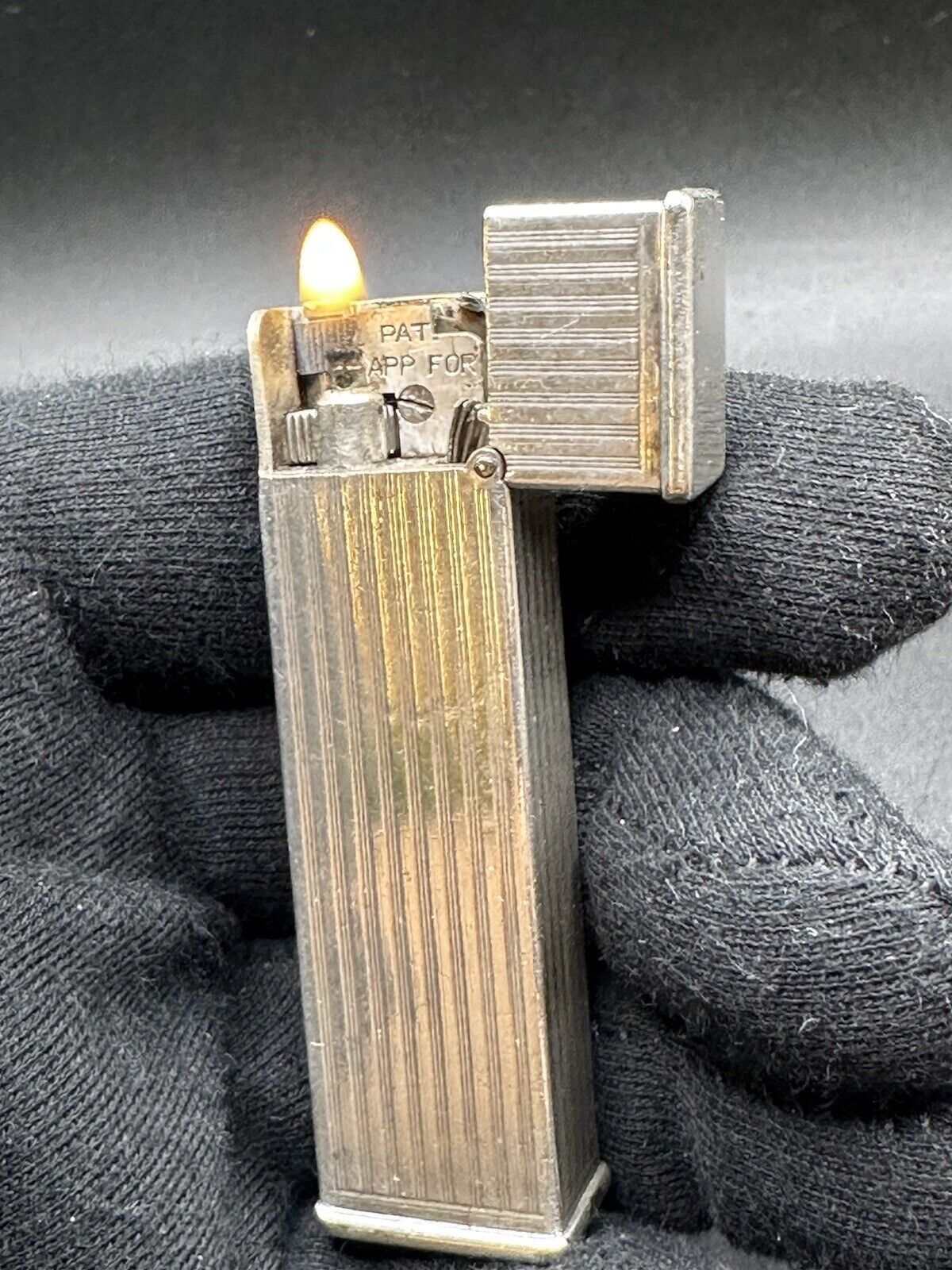 Antique Dunhill Cartier Licensed Tall Boy Lighter