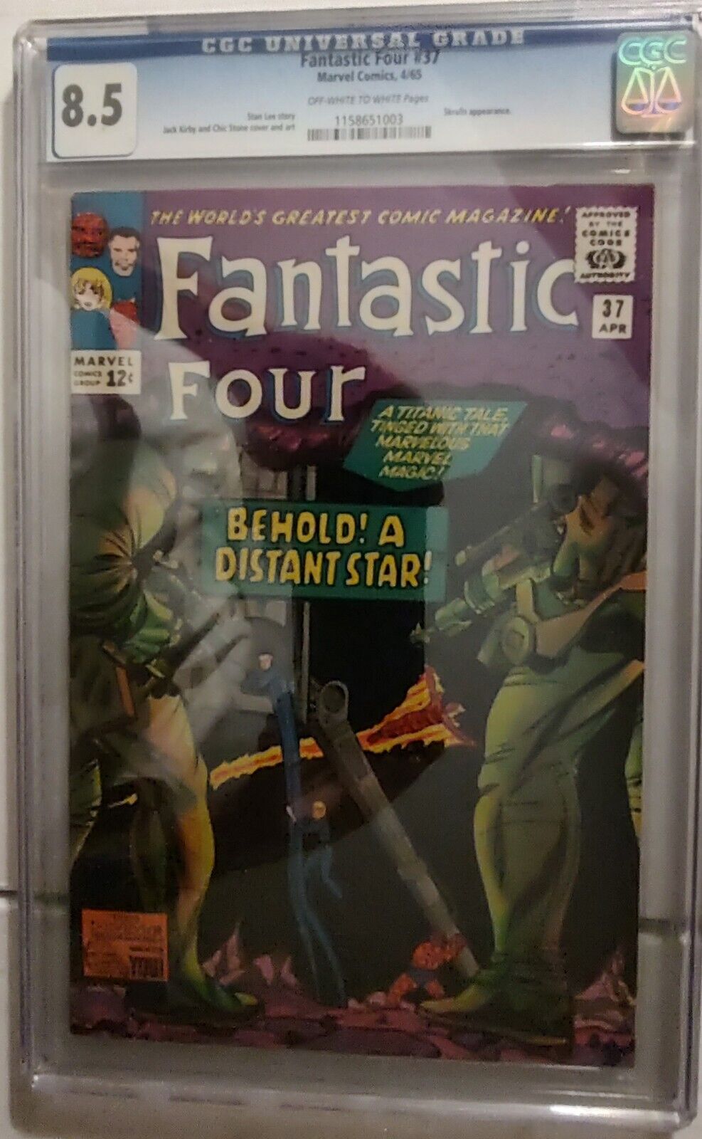 Fantastic Four #37 CGC 8.5 
