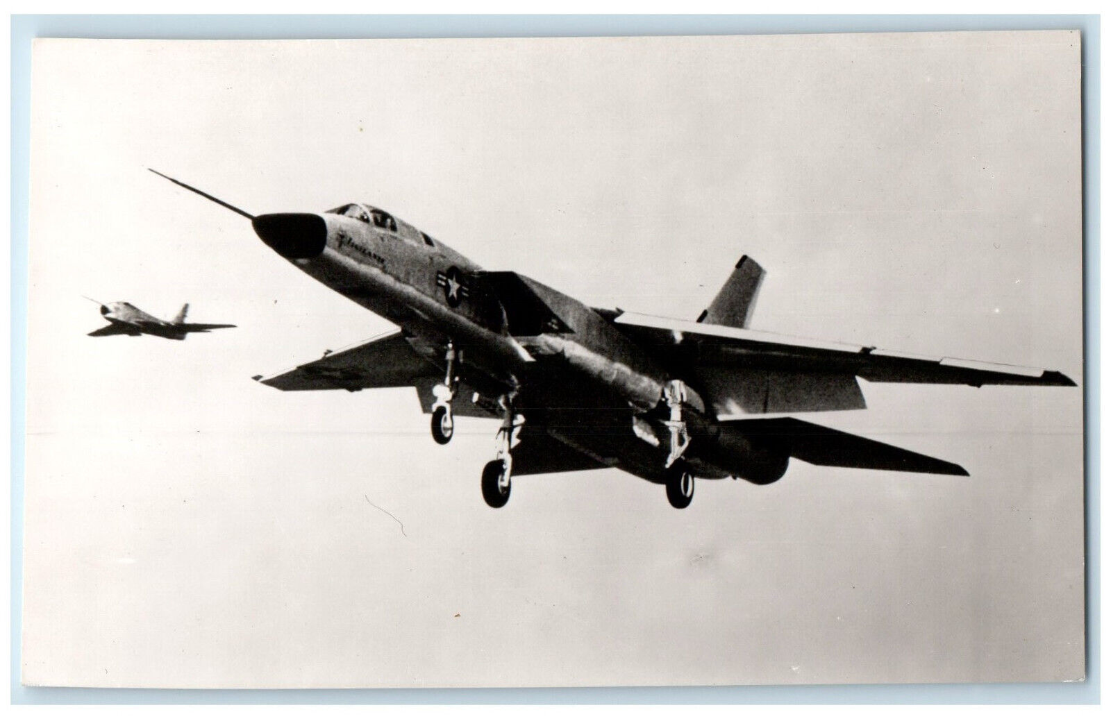 c1950's North American A3J-1 Vigilante American Jet Bomber RPPC Photo Postcard