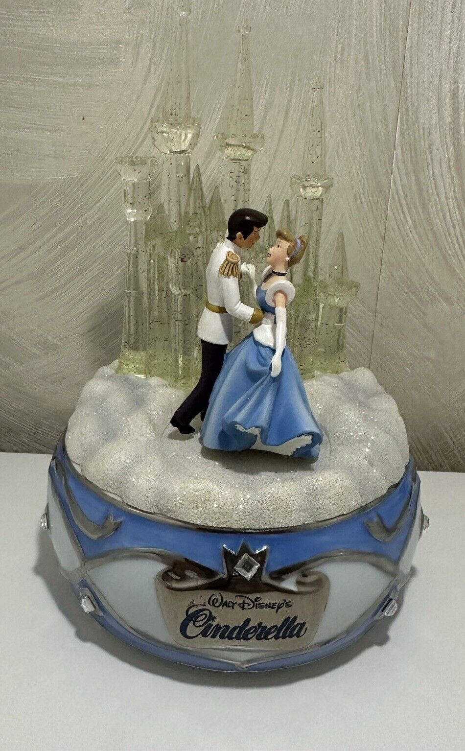 Vtg 2001 Cinderella's Castle Disney Ardleigh Elliot Happily Ever After Music Box