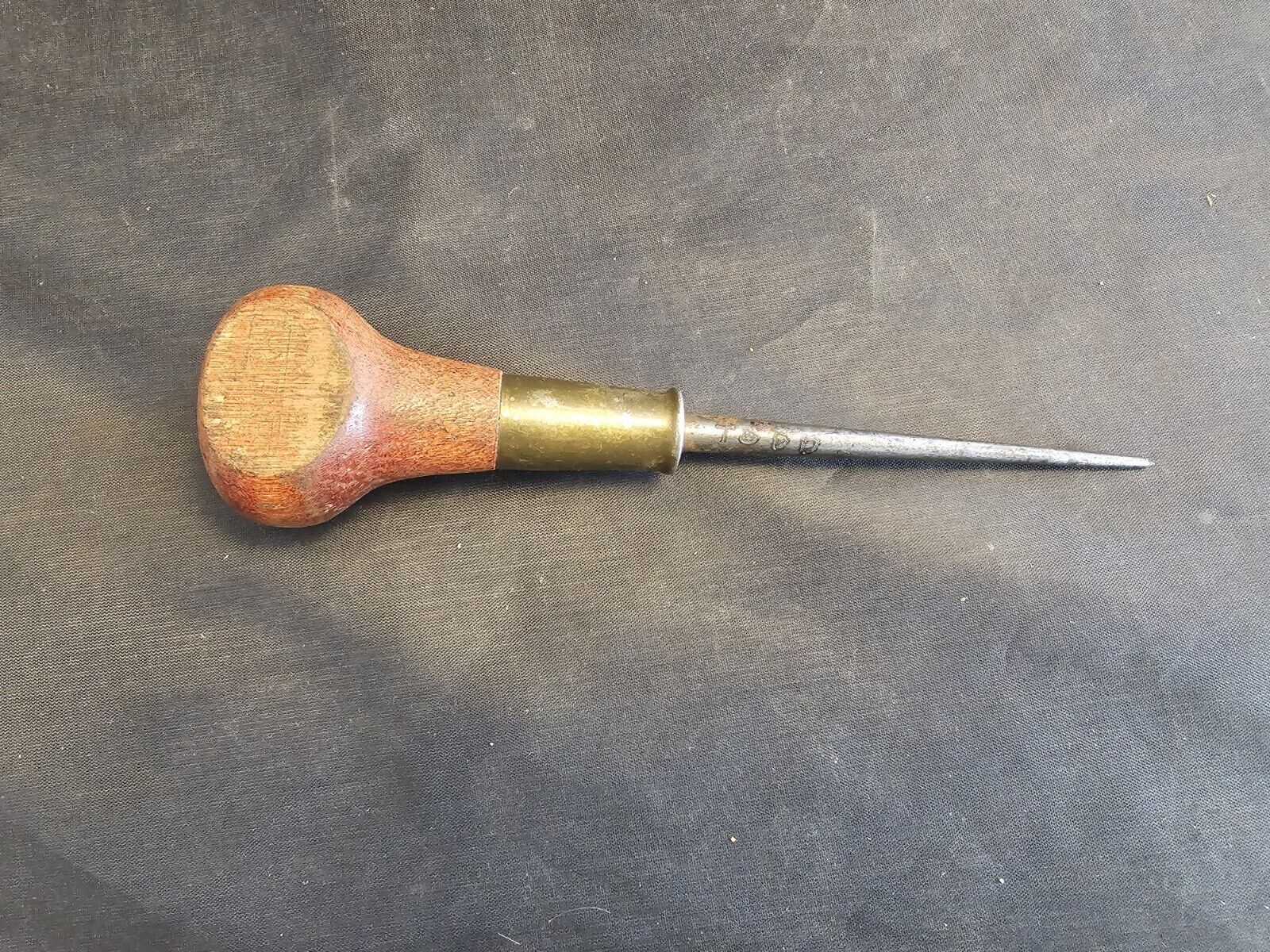 Vintage General Tools Scratch Awl Tool with Hardwood Handle 6-1/2” USA
