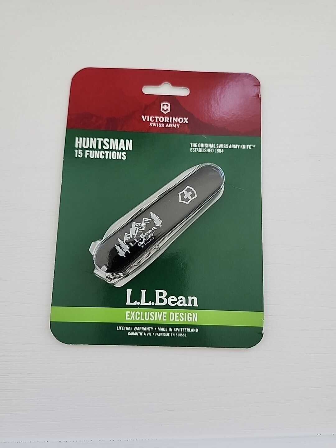 LL Bean Swiss Army Knife Huntsman 15 Function Exclusive Design New 