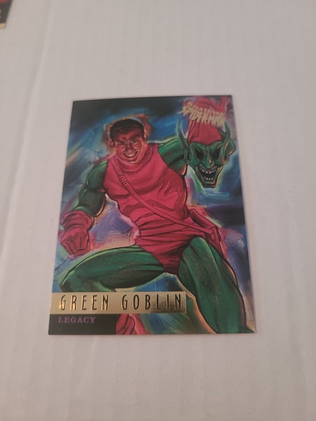 1995 Fleer Ultra Spider-Man Green Goblin (Harry) Legacy #80