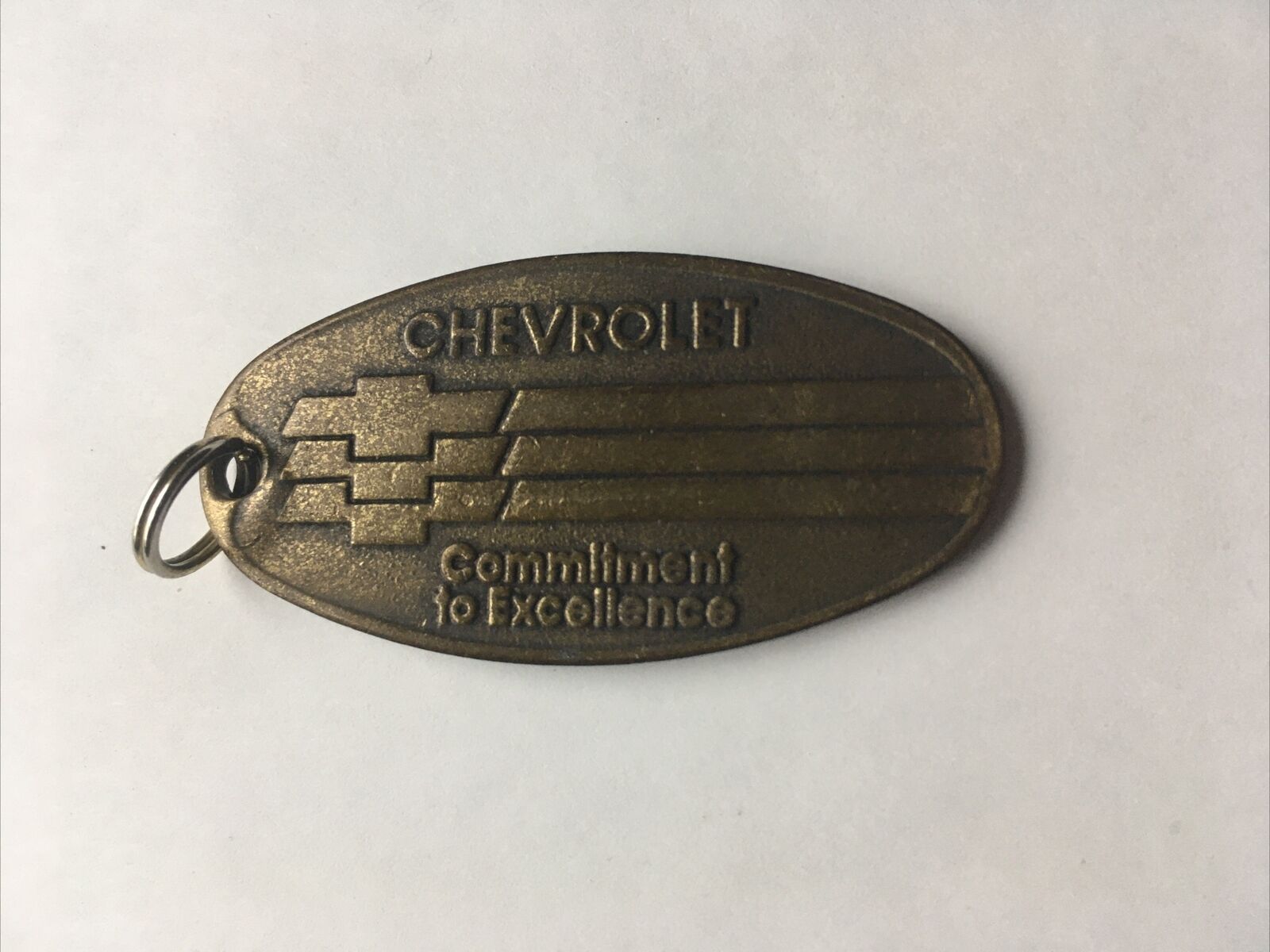 Vintage Chevrolet Commitment to Excellence Brass \