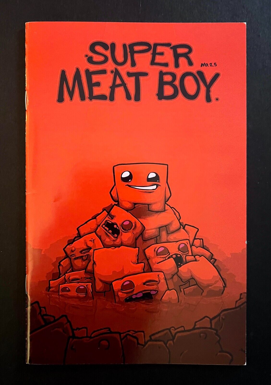 SUPER MEAT BOY #2.5 Rare Comic By Edmund McMillen Tommy Refenes Team Meat 2010