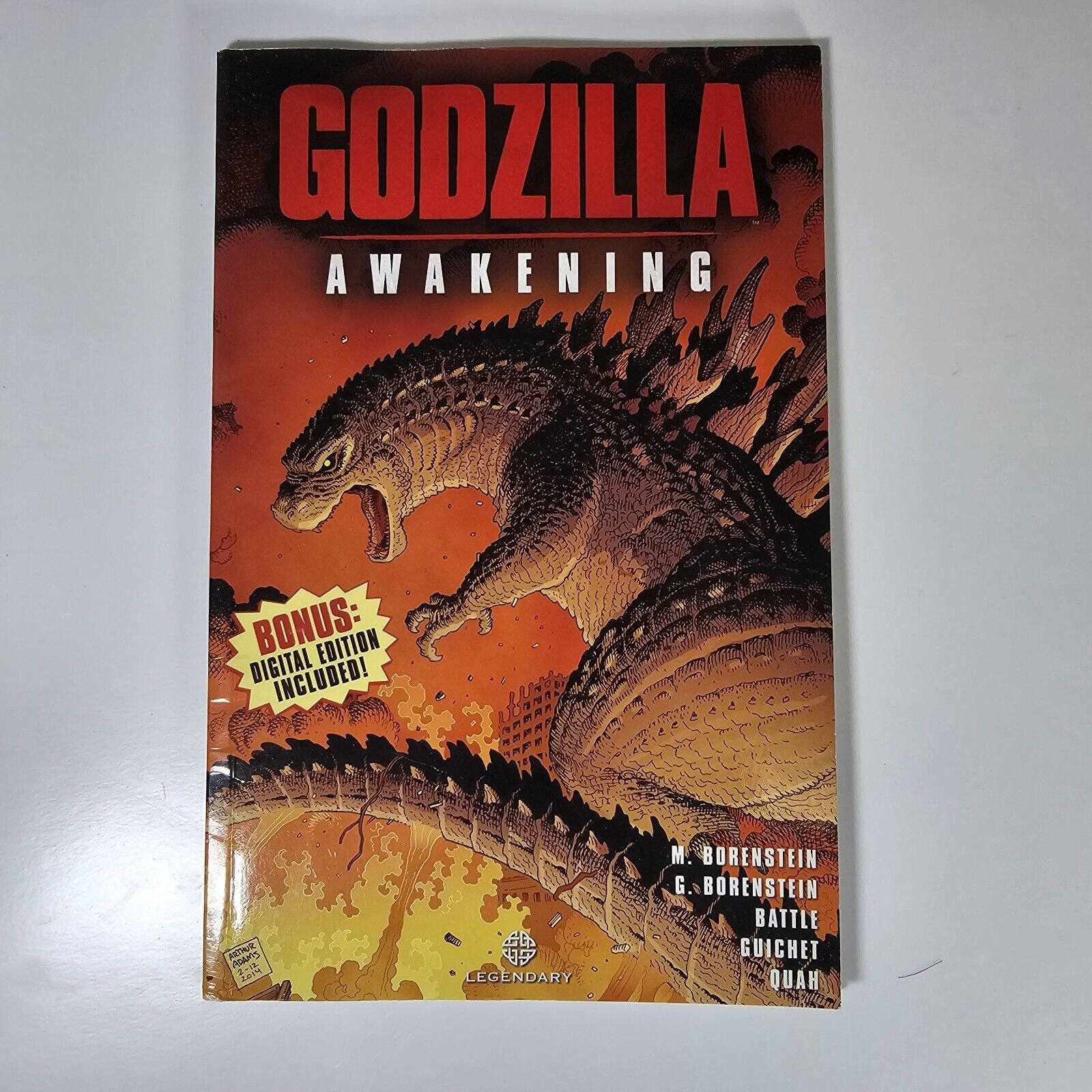 Godzilla Awakening TPB 2014 Movie Prequel Legendary Comics Max Borenstein READ