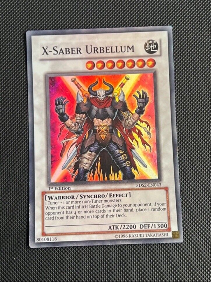 Yu-Gi-Oh X-Saber Urbellum 5DS2-EN043 Super Rare Near Mint