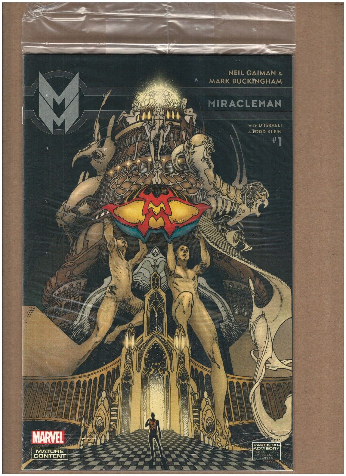 Miracleman #1 Marvel Neil Gaiman 2015 Polybag Sealed Bianchi Variant NM- 9.2