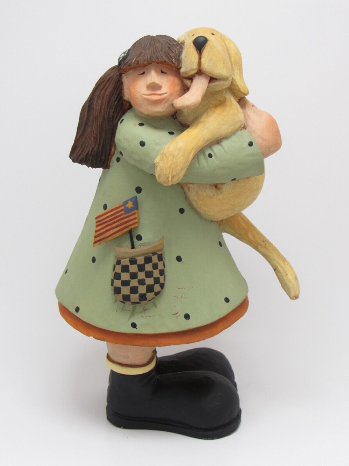 WILLIERAYE Studios Puppy Love Figurine Girl Hugging Puppy