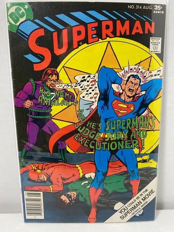 33998: DC Comics SUPERMAN #314 Fine Plus Grade
