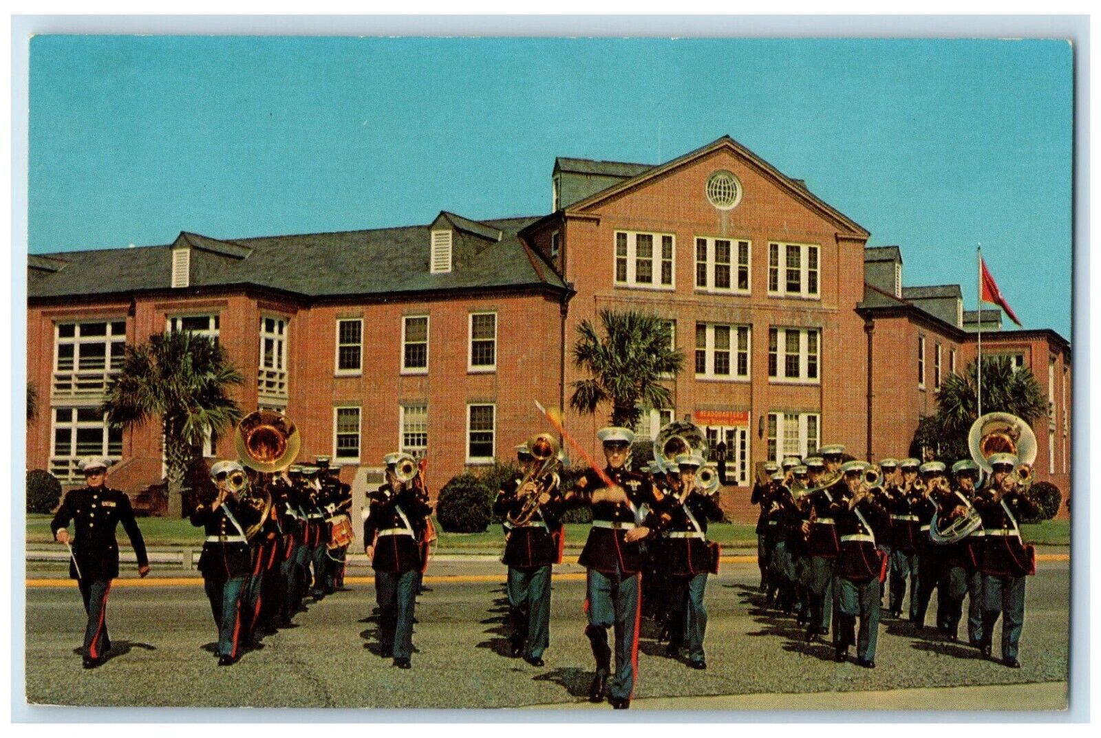 c1960 Marine Corps Recruit Depot Parris Island South Carolina Vintage Postcard