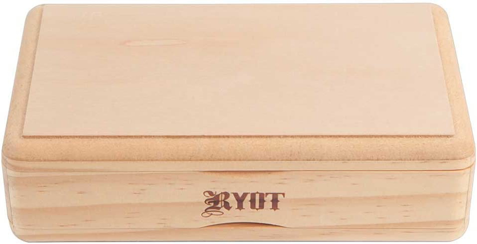 4X7” Solid Top Box in Natural | Premium Wooden Box Perfect for Sifter - Monofila