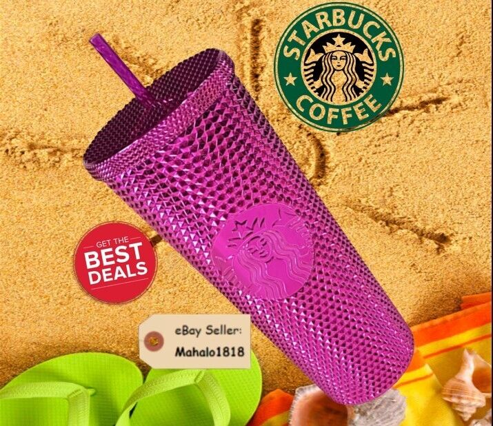 ✨ Starbucks Pink Sangria Bling Studded Cup (24oz) Holiday 2022 - SUPER RARE