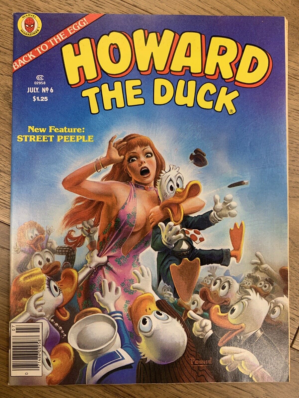 HOWARD THE DUCK #6 *Marvel Magazine* 1980 Vintage *NICE COPY*