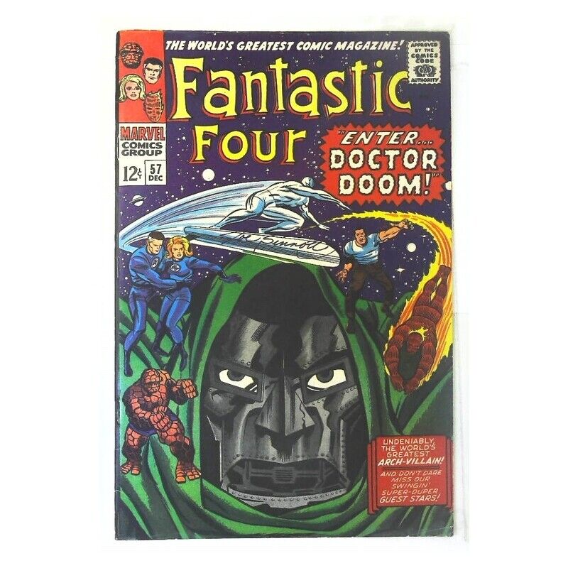 Fantastic Four (1961 series) #57 in Very Fine minus condition. Marvel comics [v}