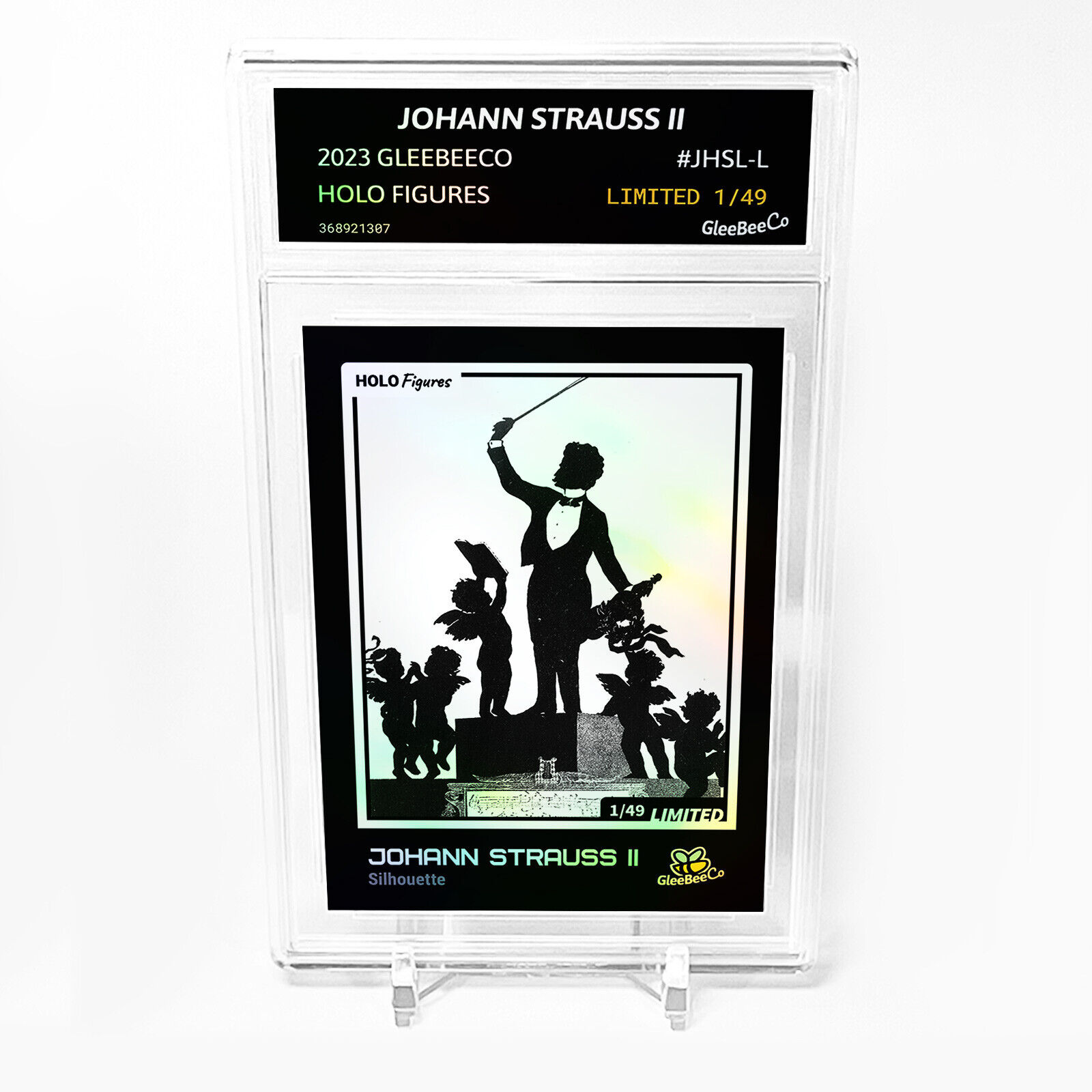 JOHANN STRAUSS II Card 2023 GleeBeeCo Silhouette Holo #JHSL-L /49 STUNNING