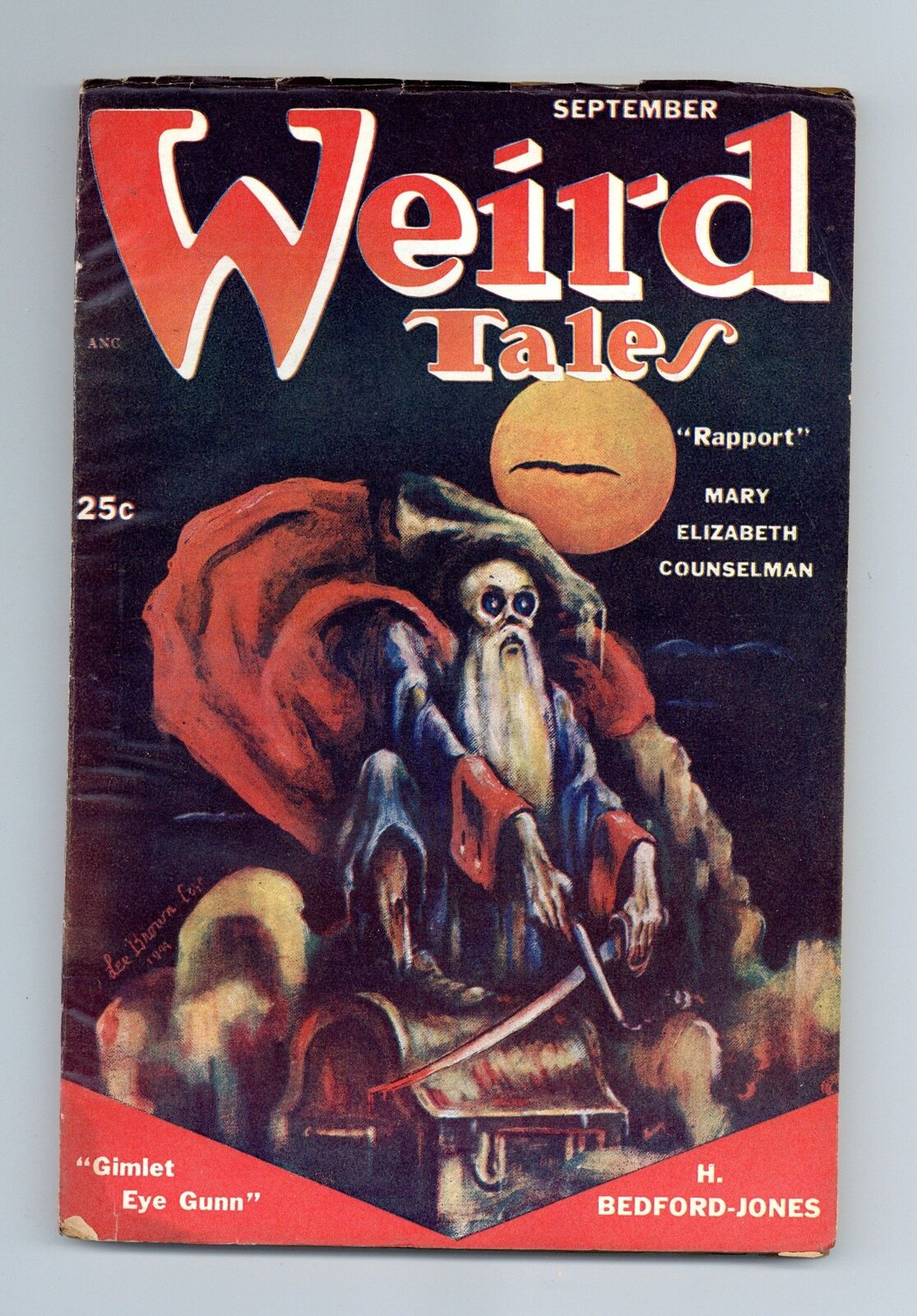 Weird Tales Pulp 1st Series Sep 1951 Vol. 43 #6 GD