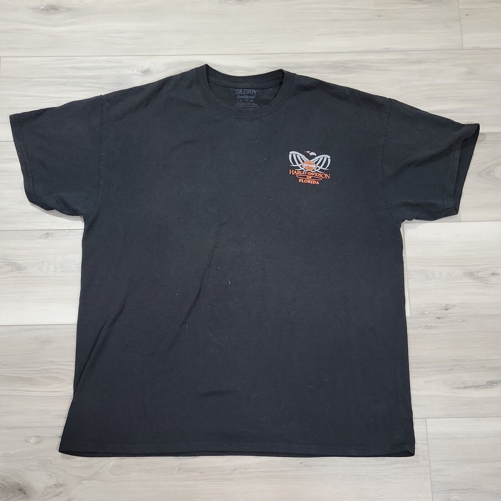 Harley-Davidson of Florida T-Shirt Men's Extra Large XL Graphic Logo Black