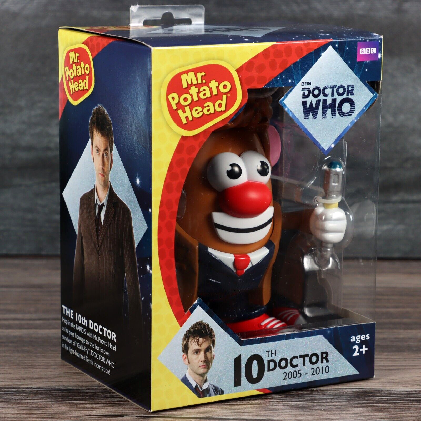 Doctor Who Tenth Doctor Mr. Potato Head David Tennant BBC Hasbro 2014 Sealed