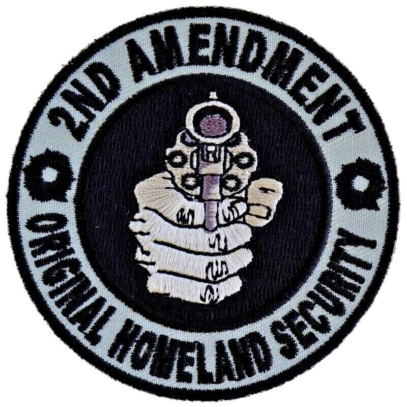 2nd Amendment  Sew on Iron on Embroidered Patch 3\