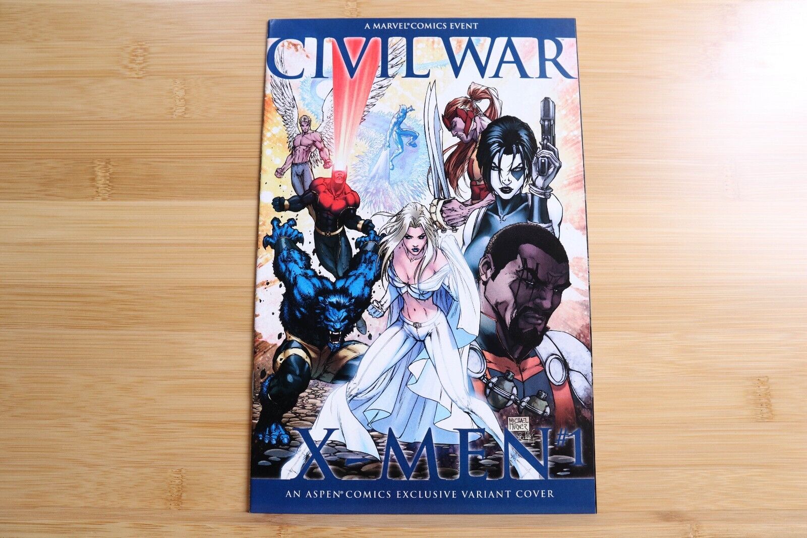 Marvel Comics Civil War X-Men #1 Michael Turner Variant Exclusive Aspen Cover NM