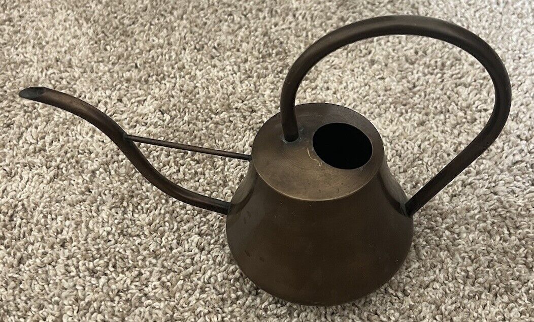 Vintage / Retro Brass Made Watering Can - India - NWT