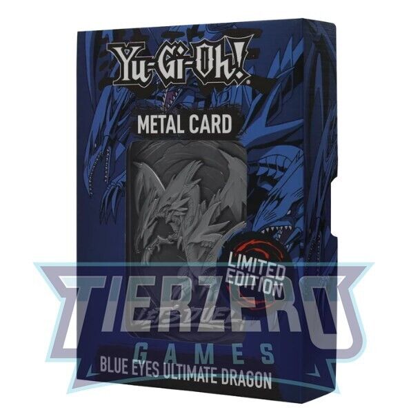 Yugioh Blue Eyes Ultimate Dragon Limited Edition Metal Card