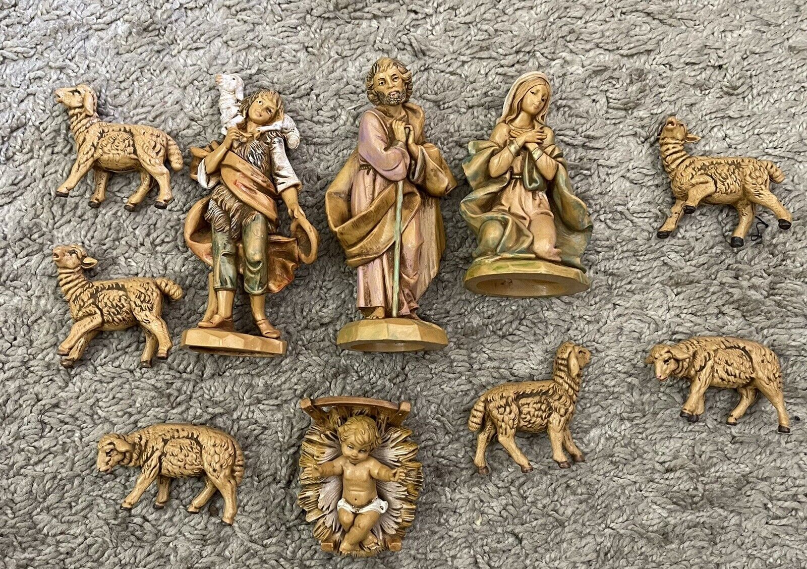 Fontanini Depose Set, Joseph , Nativity Baby Jesus, Mother Marie … See Pictures
