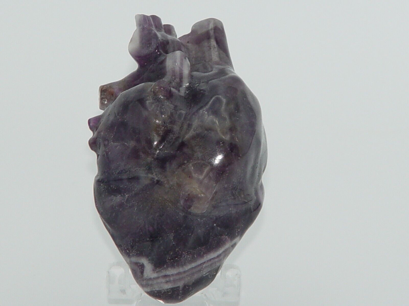 Anatomical Shaped Crystal Human Heart Dream Amethyst Crystal Carving 2.5\