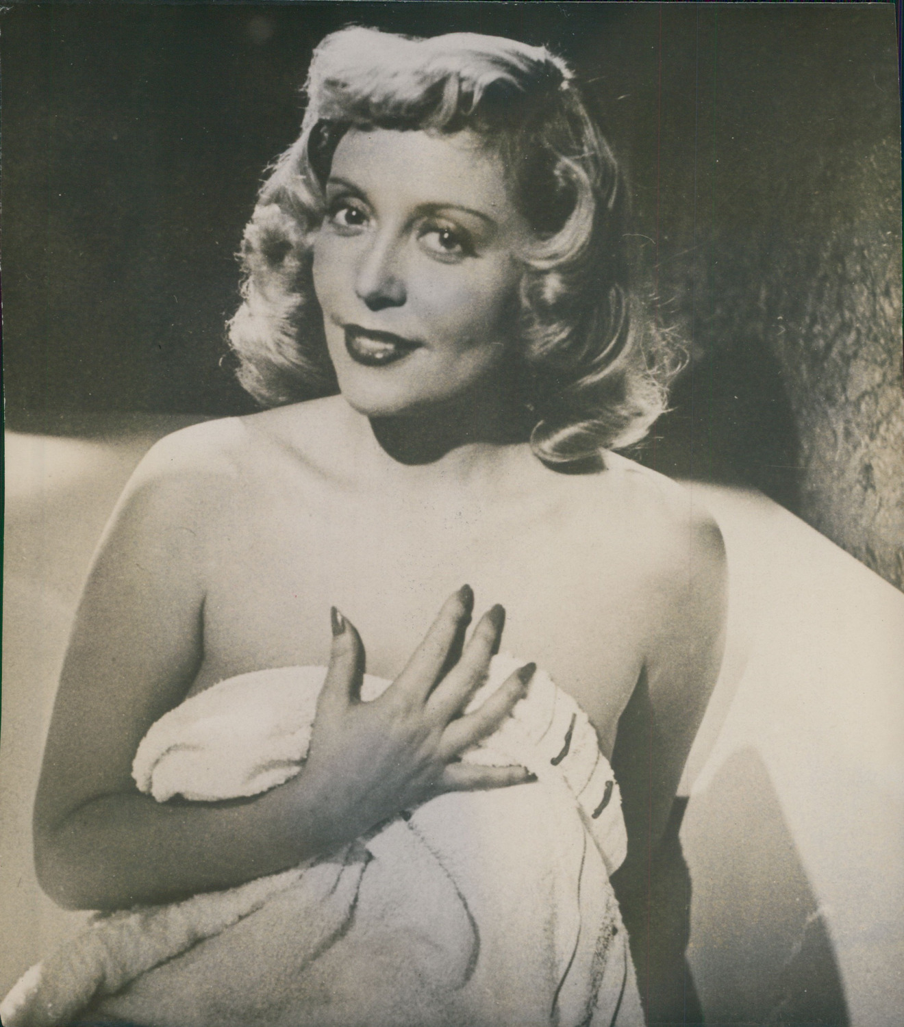 Actress Hélène Bellanger, 1949, Vintage Silver Print Vintage Silver PrintHel
