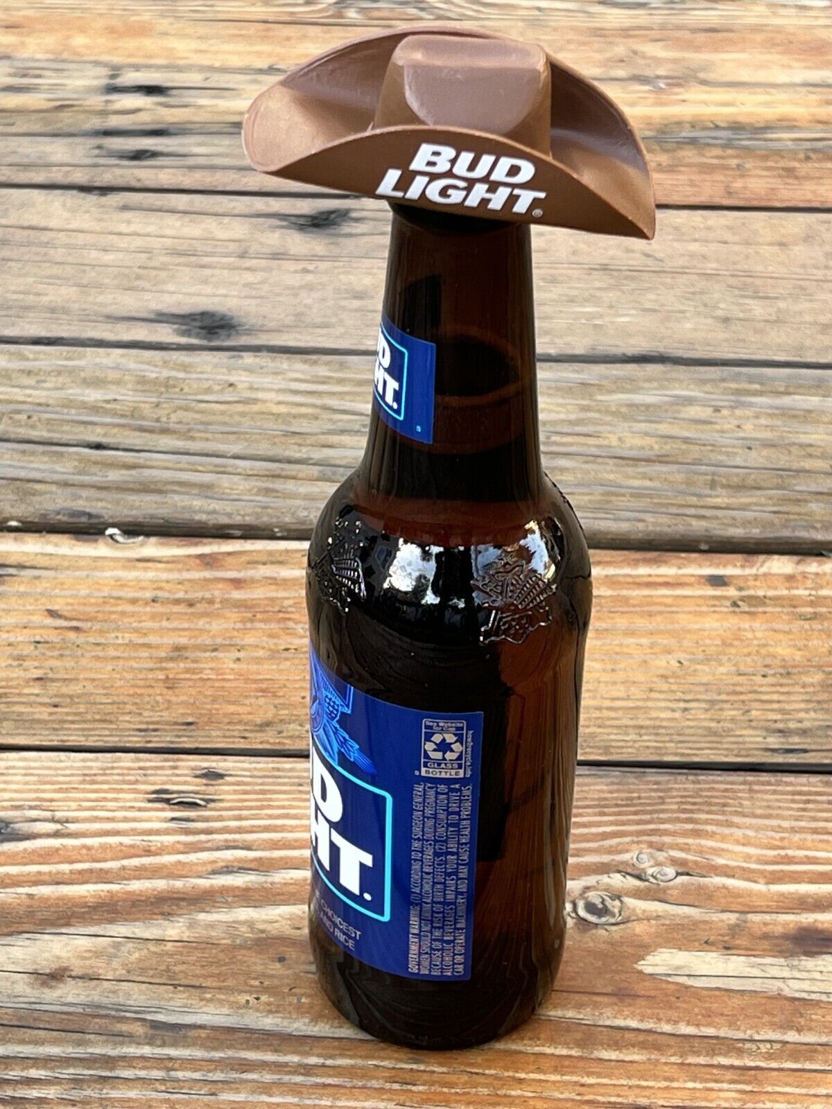 Bud Light Cowboy Hat Bottle Topper - New 
