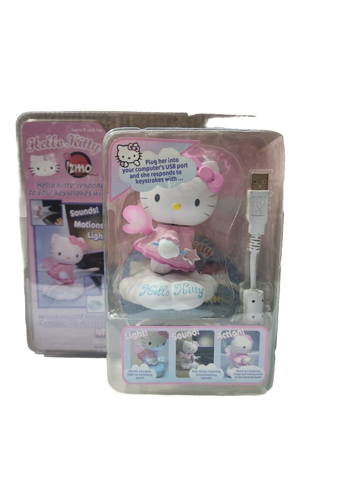 2006 Hello Kitty Figure USB Sanrio Interactive Computer Toy New In BOX