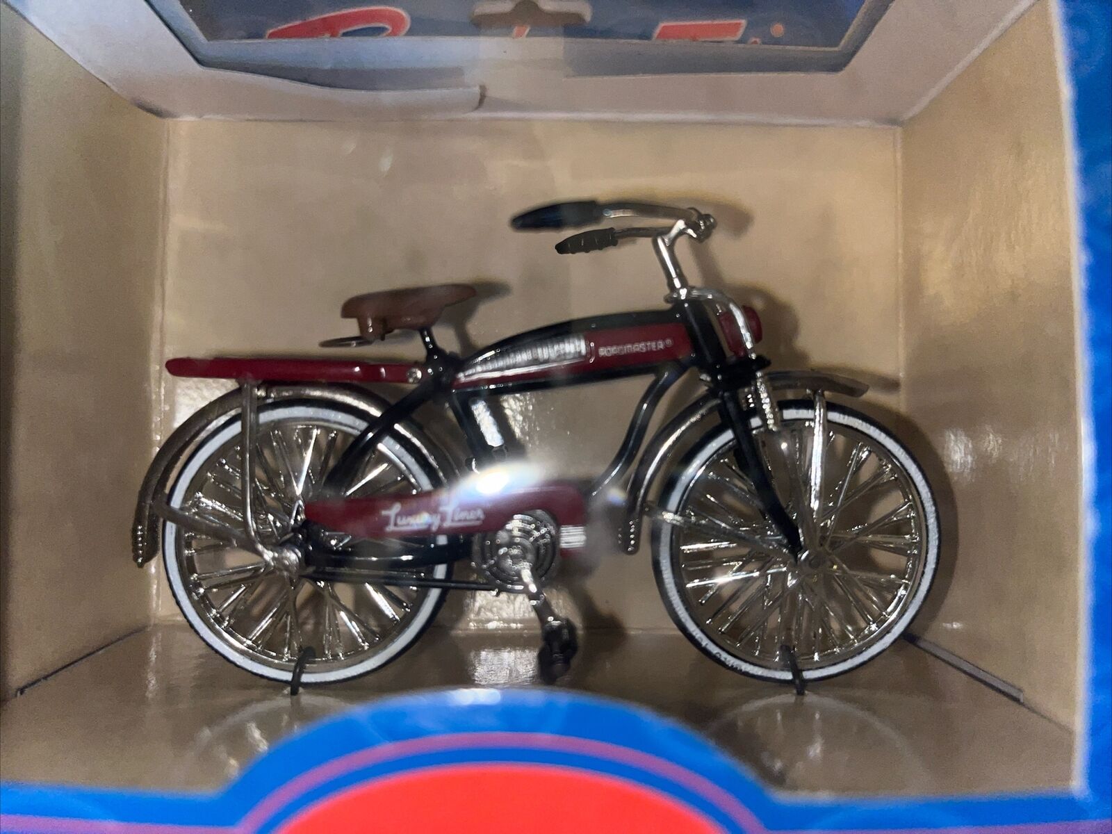 Roadmaster Luxury Liner Bicycle 1998 Miniature Ornament R-6214T 1:20 Die-Cast