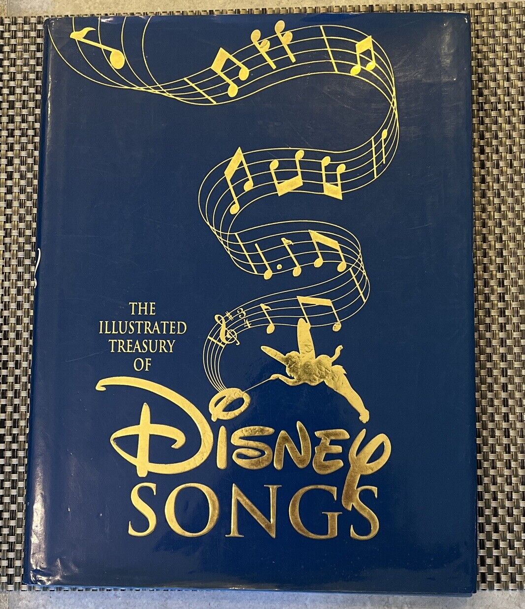 The Illustrated Treasury Of Disney Songs 1st Edition 1993 with sleeve