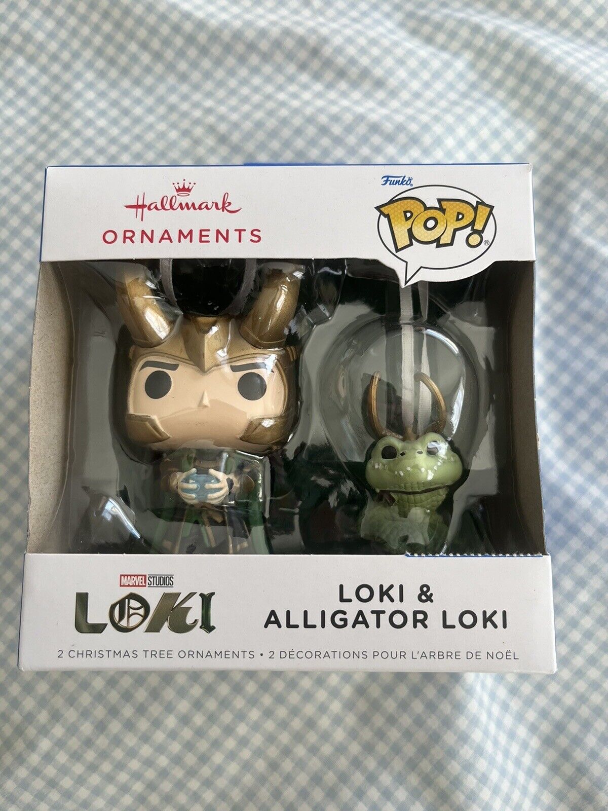 Hallmark Ornaments Funko Pop Loki And Alligator Loki 2023 Limited Edition