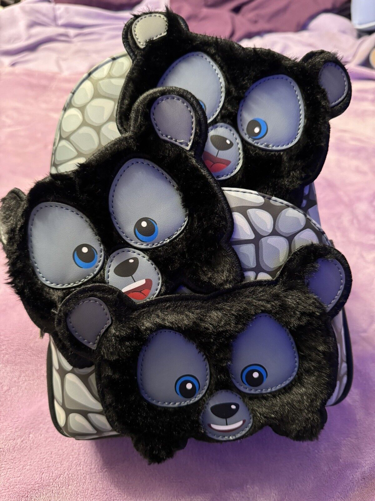 NWT Loungefly Disney Pixar's Brave Baby Bear Brothers Mini Backpack Bag