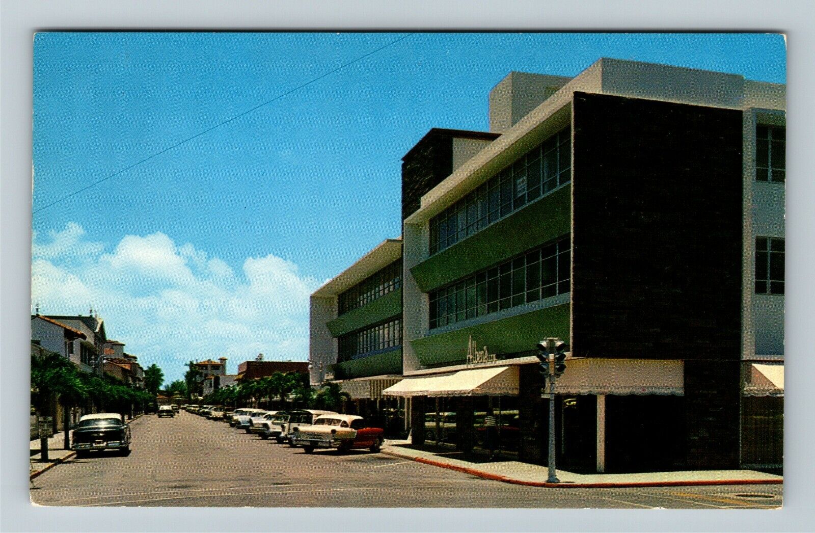 Palm Beach FL-Florida, Worth Avenue Shopping, Vintage Postcard