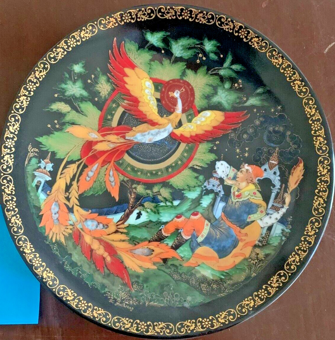 Bradford Exchange Russian Snow Maiden Porcelain Plate: The Magnificent Firebird