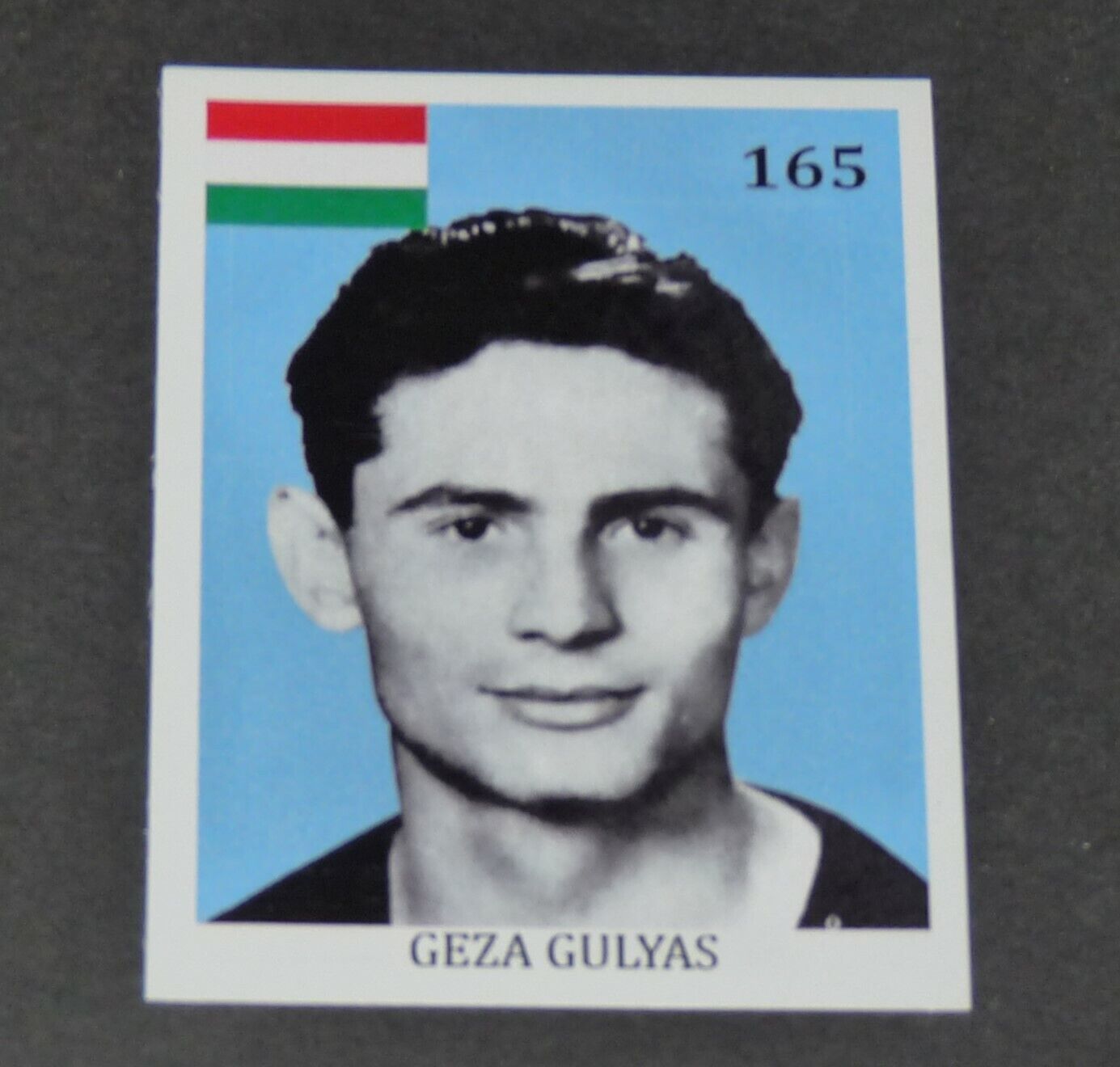 #165 GULYAS FERENCVAROS HUNGARY MAGYAR FOOTBALL WORLD CUP 1954 PANINI STYLE